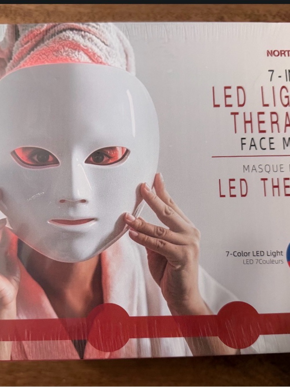 LED Light Therapy Face Mask - White